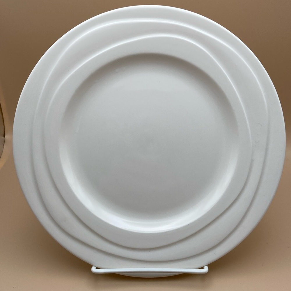 Set of 4 Jamie Oliver Waves Side Plates White­ Porcelain Ceramic  #1403001